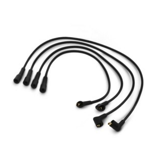 CROPIX Car Spark Plug Coil Wires Ignition Coil Harness Cable 7mm Fit for VW Seat Beetle Golf 1.6L 2.0L No.06A905430AH/06A905430AJ/06A905430AP - Pack of 4