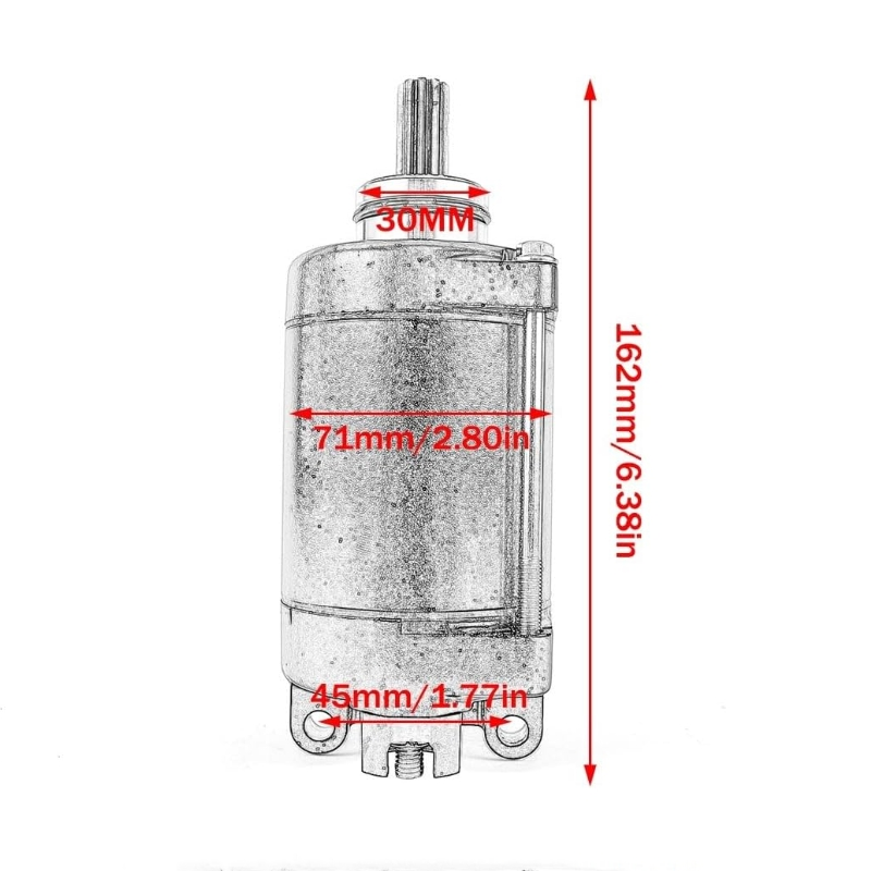 Starter Motor 31200-MGZ-J81 31200-MGZ-J01 Compatible With CBR400R